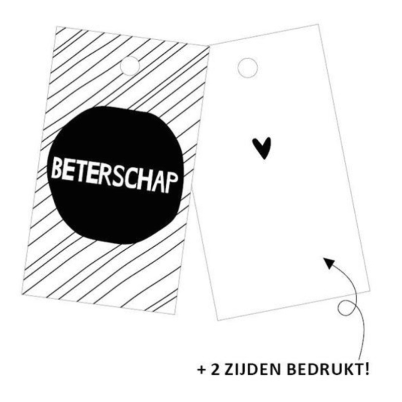 Cadeaulabels | Beterschap